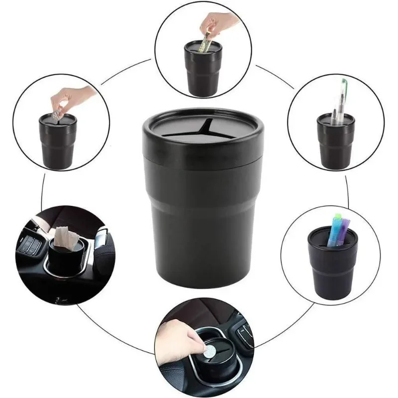 2PCS Car Trash Can with Lid Mi - Waterproof Car Trash Can With Lid review and price