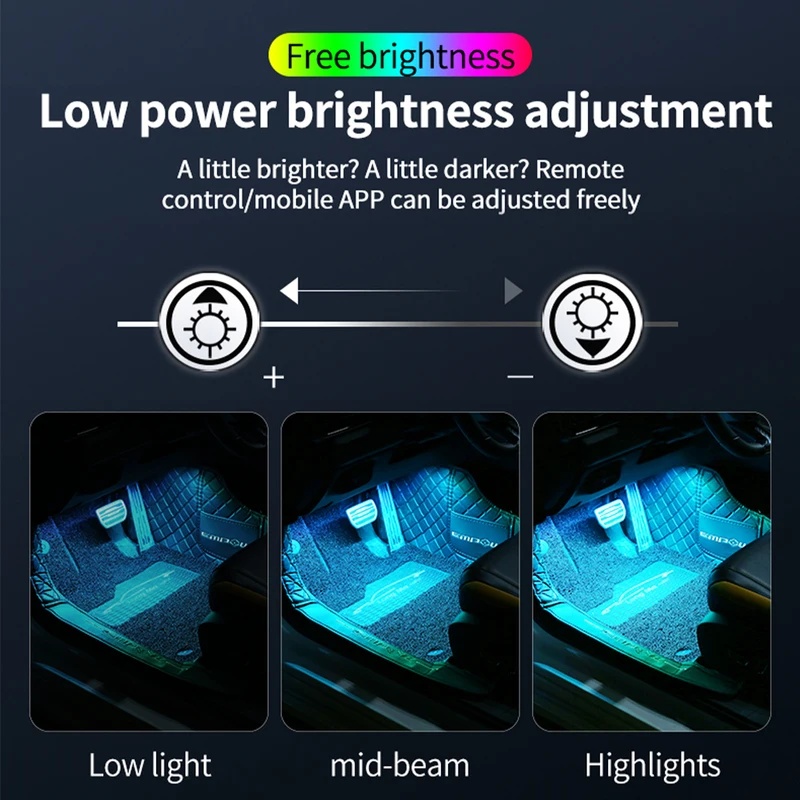 Neon LED Car Interior Ambient  - Led Ambient Interior Car Lights App Control review and price
