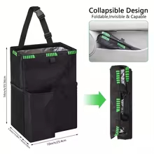 Black Car Waterproof Trash Bag - Waterproof Car Trash Can With Lid review and price