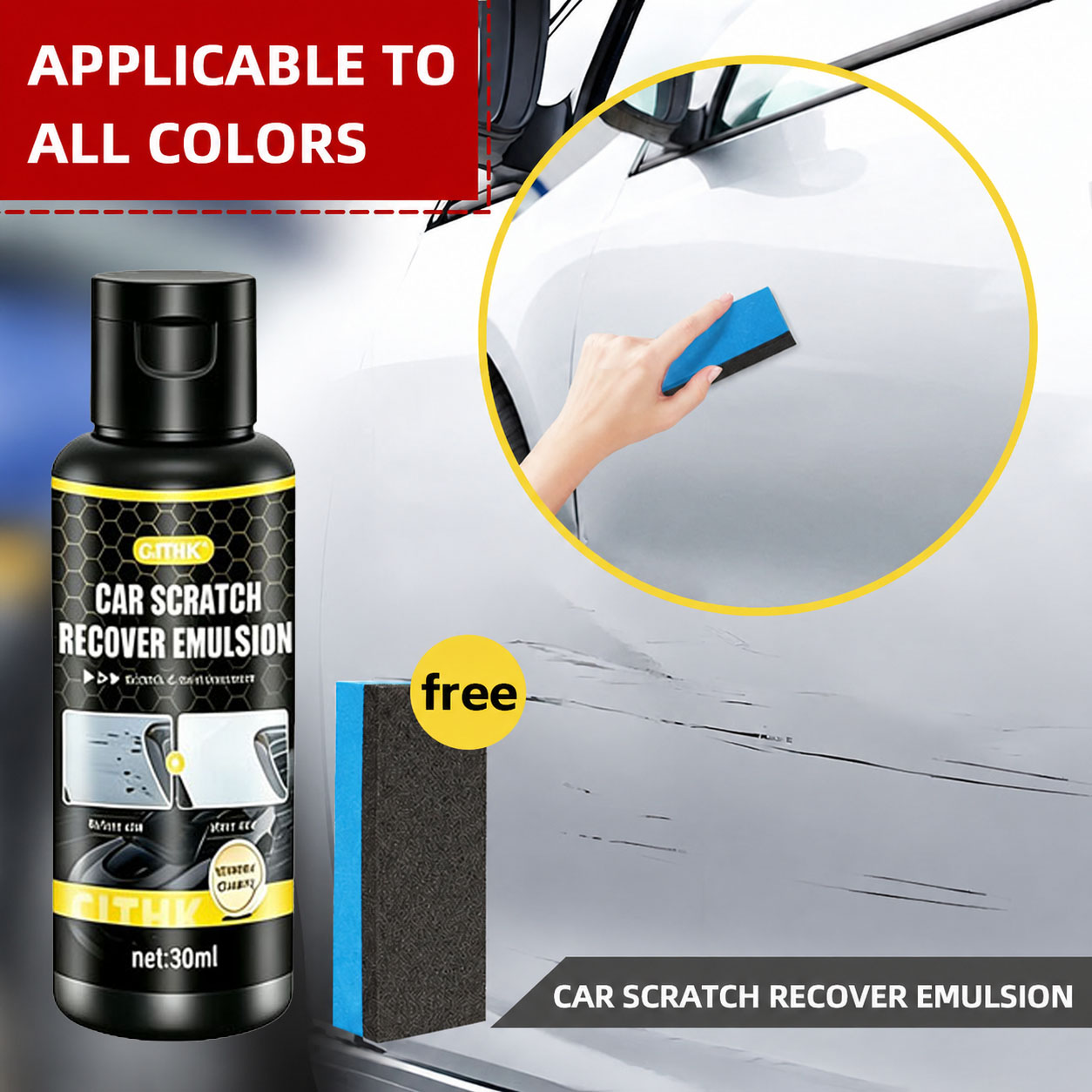 Car Scratch Remover Anti Scrat - Car Scratch Repair Polishing Wax Paste review and price