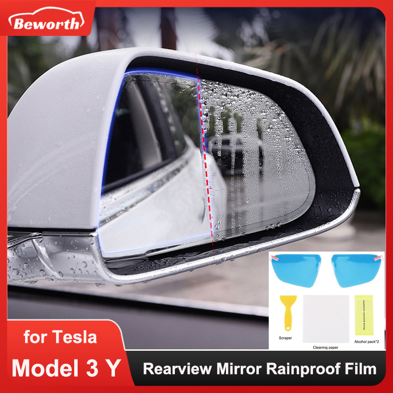 2pcs Rearview Mirror Rainproof - Anti Glare Car Rearview Mirror Film review and price